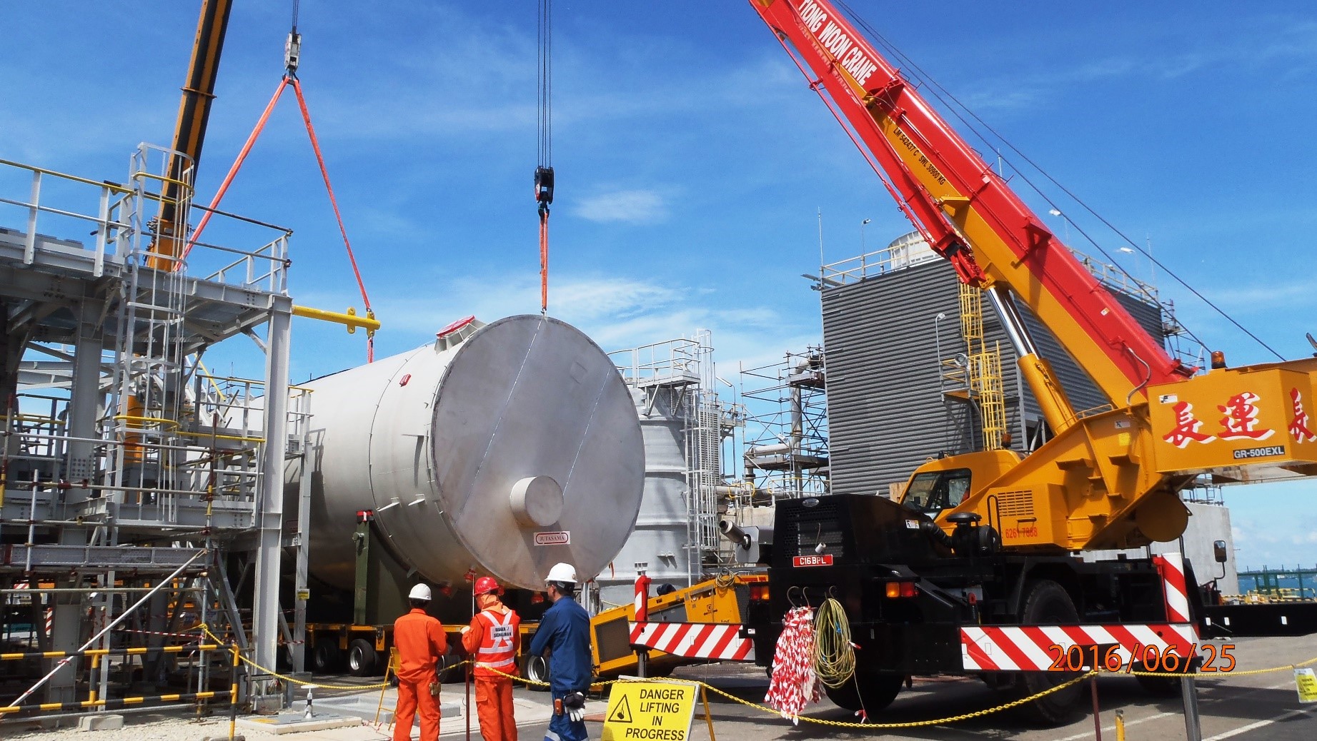 Tank installation